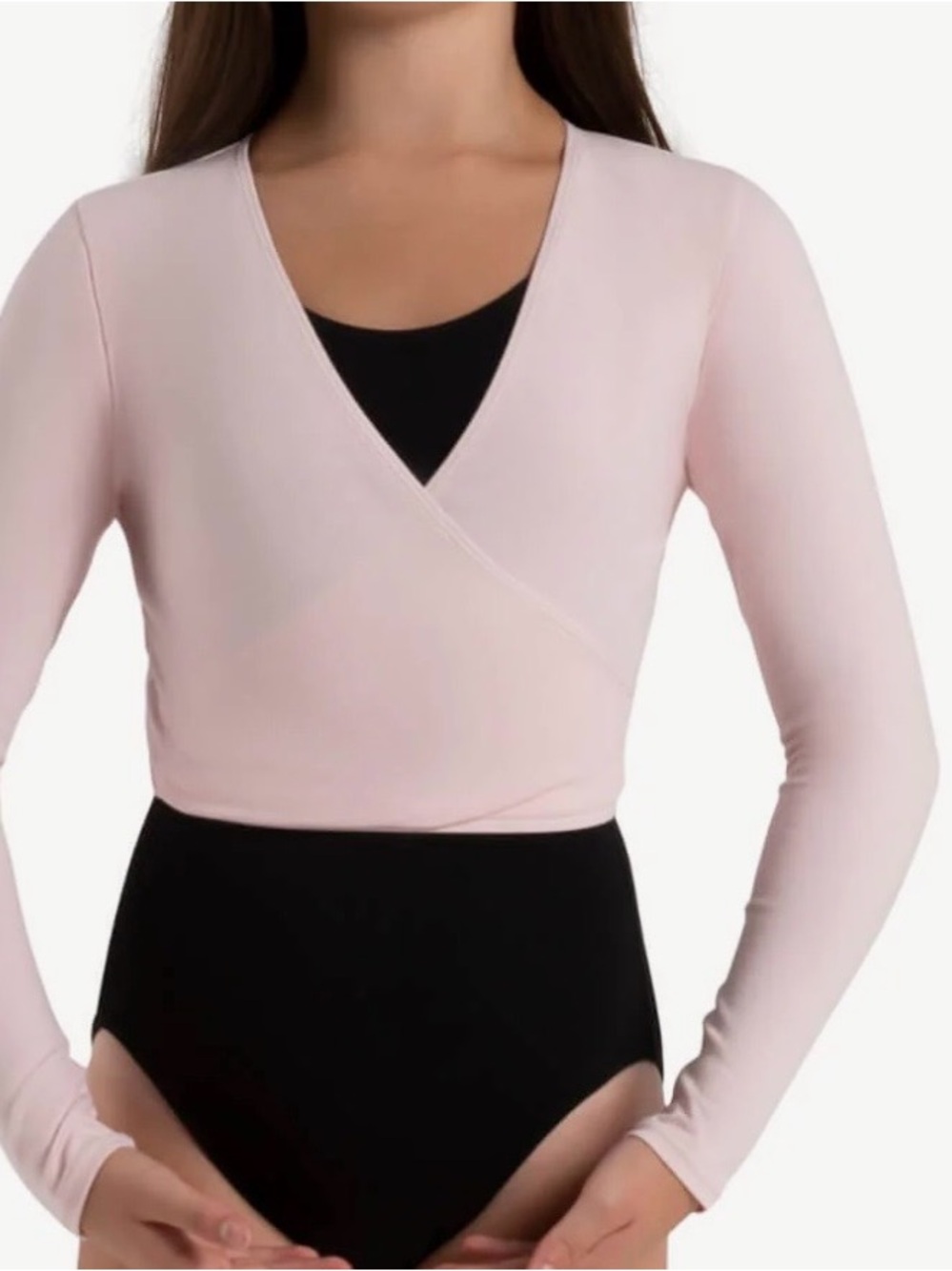 Capezio Pale Pink Wrap Top